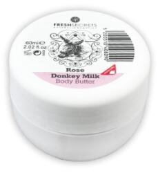 Fresh Secrets Unt de corp cu lapte de magarita si extract de trandafir, 60ml, Fresh Secrets