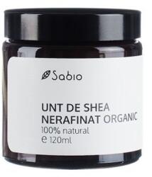 Sabio Unt de Shea nerafinat organic, 120ml, Sabio