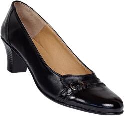 Ciucaleti Marimea 36, 38 Pantofi dama eleganti piele naturala toc de 5cm P7201N
