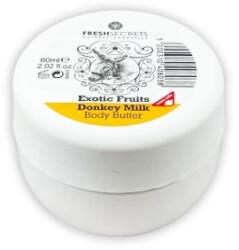 Fresh Secrets Unt de corp cu lapte de magarita si extract de fructe exotice, 60ml, Fresh Secrets