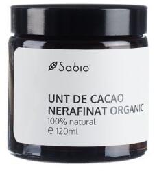 Sabio Unt de cacao nerafinat organic, 120ml, Sabio