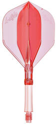 L-Style darts Darts tollszár közepes L-Style L-System L1 260, átlátszó piros 42mm