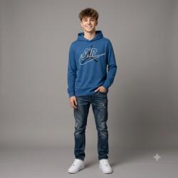 Nike mj jumpman air hooded ls m | Unisex | Tricouri | Albastru | 95G341-UUG