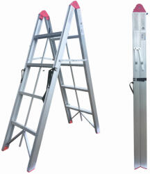 MESTERINO Scara pliabila ultracompacta din aluminiu MESTERINO TOOLS JL-308(2x4), 142x113x44 cm (mst-JL-308(2x4))
