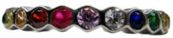 Flippy Inel din Argint 925 Fagure cu Zirconii Colorate M51 (TEO-122379)