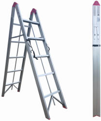 Mesterino Scara pliabila ultracompacta din aluminiu MESTERINO TOOLS JL-308(2x5), 171x131x44 cm (mst-JL-308(2x5))