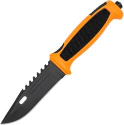 HARAHU Cuțit de exterior ZR - 41054 - Negru / Portocaliu / Tip3 KP41054