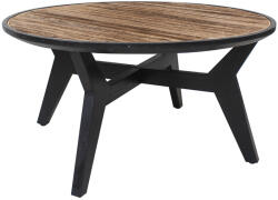 Roke Masa de cafea Tarani, 800 x 800 x 400 mm, Lemn vopsit negru mat cu por deschis (textura lemnului vizibila) (DF-NTZ_2TACT1115) Masa de cafea