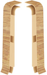 Vilo Capac plinta Vilo Esquero, decor Stejar rosu - 66, 6 21, 9 mm, PVC, 20 buc cutie, compatibil plinta 66, 6 mm (DF-3021641)