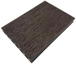Naimeed Company Pardoseala WPC Terasa D7488, antiderapanta, rezistenta UV si inghet, clasa trafic 23, 2800x140x25 mm, Maro ciocolatiu (DF-D7488)
