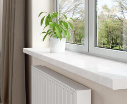 Vilo Glaf interior Vilo pentru fereastra, decor Alb - 0, 6 mp, 3000 200 40 mm, PVC Rigid (DF-3025387)