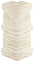 Vilo Colt exterior plinta Vilo Esquero, decor Platan Bianco - 66, 6 21, 9 mm, PVC, 20 buc cutie, compatibil plinta 66, 6 mm (DF-3009129)