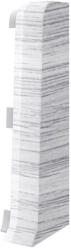 Vilo Capac plinta Vilo Esquero, decor Stejar alb - 66, 6 21, 9 mm, PVC, 20 buc cutie, compatibil plinta 66, 6 mm (DF-3022068)