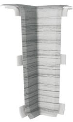 Vilo Colt interior plinta Vilo Esquero, decor Stejar Gri - 66, 6 21, 9 mm, PVC, 20 buc cutie, compatibil plinta 66, 6 mm (DF-3022045)
