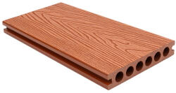 Naimeed Company Pardoseala WPC Terasa D6483, antiderapanta, rezistenta UV si inghet, clasa trafic 23, 2900x140x25 mm, Caramiziu (DF-D6483)