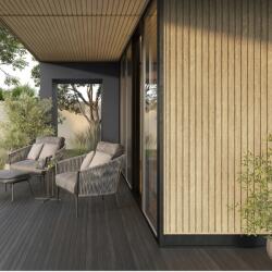 VOX Lambriu exterior 3D VOX, decor Stejar - 7, 375 mp cutie (10 bucati), 2950 250 mm, PVC-U (DF-3027783)