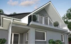 VOX Glaf exterior VOX pentru fereastra, decor Alb - 3000 300 9 mm, PVC (DF-3025405)