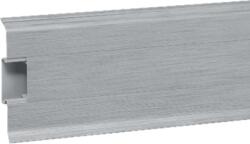 Korner Plinta PVC cu Canal Siena, 2500 X 80 X 20 mm - Inox (DF-PP80S-0-802)