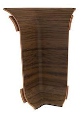 Vilo Colt interior plinta Vilo Flex, decor Nuc Inchis - 55 22 mm, PVC, 30 buc cutie (DF-3007309)