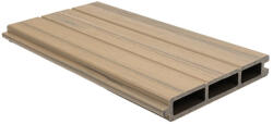 Naimeed Company Profil gard WPC compozit lemn-plastic D6473, rezistent UV si inghet -40C +60C, 1800x155x24 mm, Crem (DF-D6473)