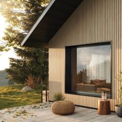 VOX Lambriu exterior 3D VOX, decor V-B Stejar Natural - 7, 375 mp cutie (10 bucati), 2950 250 mm, PVC-U (DF-3030422)