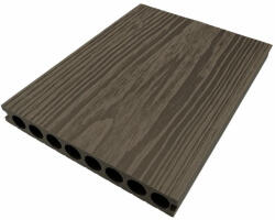 Naimeed Company Pardoseala WPC Terasa D7489, antiderapanta, rezistenta UV si inghet, clasa trafic 23, 2800x140x23 mm, Cenusiu (DF-D7489)