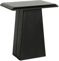 Roke Masa de accent Kipolo, 500 x 400 x 550 mm, Vopsit negru mat, cu textura lemnului vizibila (DF-NTZ_2TAST0798) Masa de cafea