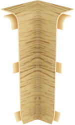 Vilo Colt interior plinta Vilo Esquero, decor Stejar Japonez - 66, 6 21, 9 mm, PVC, 20 buc cutie, compatibil plinta 66, 6 mm (DF-3009160)