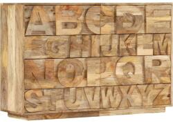 vidaXL Comoda alfabet cu 6 sertare, 120x35x79 cm, lemn masiv de mango GartenMobel Dekor (247712) Comoda