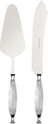 Casa Bugatti Spatulă și cuțit pentru servirea tortului Country, albe, în cutie cadou, set 2 piese (COC1M-N4120/21)