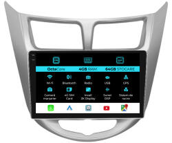 NavStore Navigatie Hyundai Accent (2011 - 2016), 2K, 4Gb Ram, 64Gb Stocare, Android Auto, Carplay (C25983)