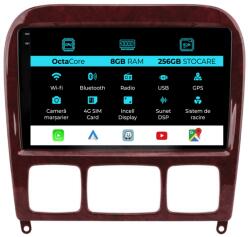 NavStore Navigatie Mercedes S-Class W220 (1998 - 2005), 9Inch, 8Gb Ram, 256Gb Stocare, Carplay (C15965)