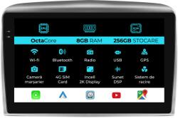 NavStore Navigatie Lancia Ypsilon (2006 - 2011), 2K, 8Gb Ram, 256Gb Stocare, Android Auto, Carplay (C11908)