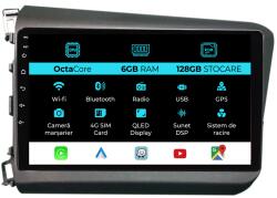 NavStore Navigatie Dedicata Honda Civic IX Sedan (2011-2015), 9Inch, 6Gb Ram, 128Gb Stocare, Carplay (C618)