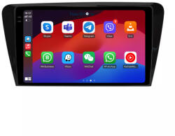 NavStore Navigatie Android Dedicata Skoda Octavia 3 (2013-2018) Display 2K, 8Gb Ram, 256Gb stocare, Bluetooth, WiFi, Waze, Carplay (C949)