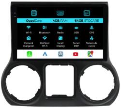 NavStore Navigatie Dedicata Jeep Wrangler (2011 - 2017), QuadCore, 10 Inch, 4Gb Ram, 64Gb Stocare, Android Auto, Carplay (C11789)