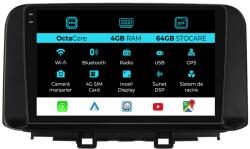 NavStore Navigatie Hyundai Kona (2017 - 2023), 10 Inch, 4Gb Ram, 64Gb Stocare, Android Auto, Carplay (C16571)
