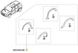 Original Renault Kit protectii aripi fata dreapta ORIGINAL RENAULT 960169632R (960169632R)