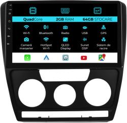 NavStore Navigatie Android Dedicata Skoda Octavia 2 (2004 - 2013), 10Inch, 2Gb Ram, 64Gb Stocare, Carplay (C91)