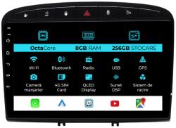 NavStore Navigatie Dedicata Peugeot 308/408 (2008-2013), 9Inch, 8Gb Ram, 256Gb Stocare, Carplay (C158)