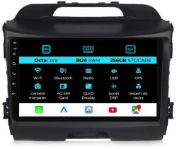 NavStore Navigatie Dedicata Kia Sportage (2010 - 2016), 9Inch, 8Gb Ram, 256Gb Stocare, Carplay (C114)