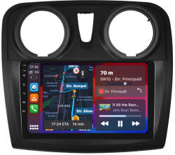 NavStore Navigatie Dedicata Android Dacia Logan/Sandero (2012-2020), 9Inch, 4Gb Ram, 64Gb Stocare, CarPlay (C596)