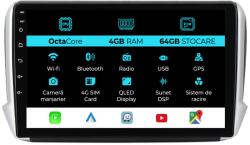 NavStore Navigatie Dedicata Peugeot 208/2008 (2013-2018), 10Inch, 4Gb Ram, 64Gb Stocare, Carplay (C650)