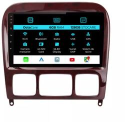 NavStore Navigatie Dedicata Mercedes S-Class W220 (1998-2005), 9Inch, 6Gb Ram, 128Gb Stocare, Carplay (C1008)