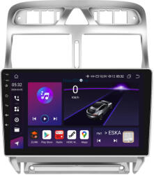 NavStore Navigatie Android Dedicata Peugeot 307 (2000-2013), 9Inch, 8Gb Ram, 128Gb Stocare, Bluetooth, WiFi, Carplay (C7332)