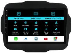 NavStore Navigatie Dedicata Jeep Renegade (2016-2020), 9Inch, 8Gb Ram, 256Gb Stocare, Carplay (C1024)