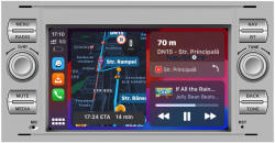 NavStore Navigatie Dedicata Ford Focus/Mondeo/Kuga/Fiesta/C-Max/S-Max (2007 - 2011), 7 Inch, 2Gb Ram, 64Gb Stocare, Android Auto, Carplay, Argintie (NS0046)
