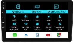 NavStore Navigatie Dedicata Citroen C5 (2008 - 2017), 9Inch, 2Gb Ram, 64Gb Stocare, Carplay (C7876)