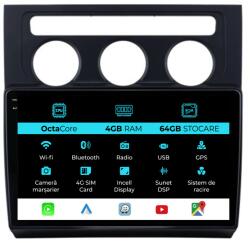 NavStore Navigatie Dedicata Volkswagen Touran (2003 - 2014), 10 Inch, 4Gb Ram, 64Gb Stocare, Android Auto, Carplay (C8336)