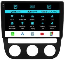 NavStore Navigatie Volkswagen Jetta (2004 - 2009), 10 Inch, 2Gb Ram, 32Gb Stocare, Android Auto, Carplay (C8395)
